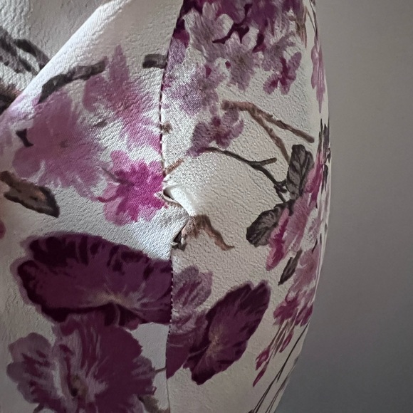 Vintage 90s Starina Dloral Midi Dress/Cottagecore/Rayon/Small - Picture 9 of 16